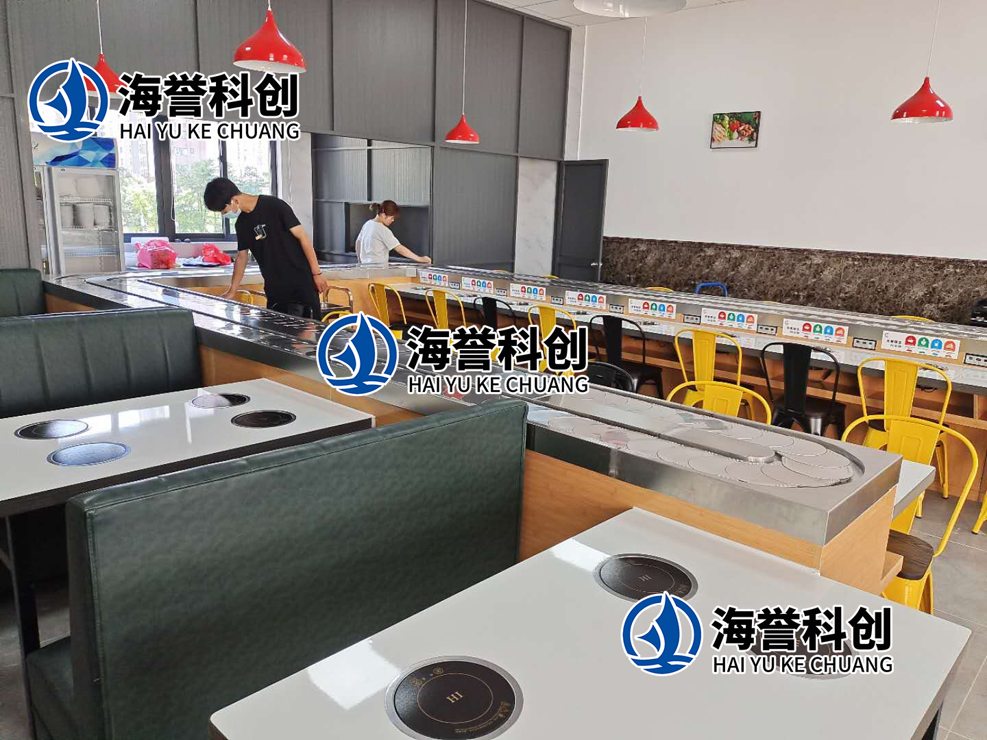 旋轉(zhuǎn)小火鍋設(shè)備