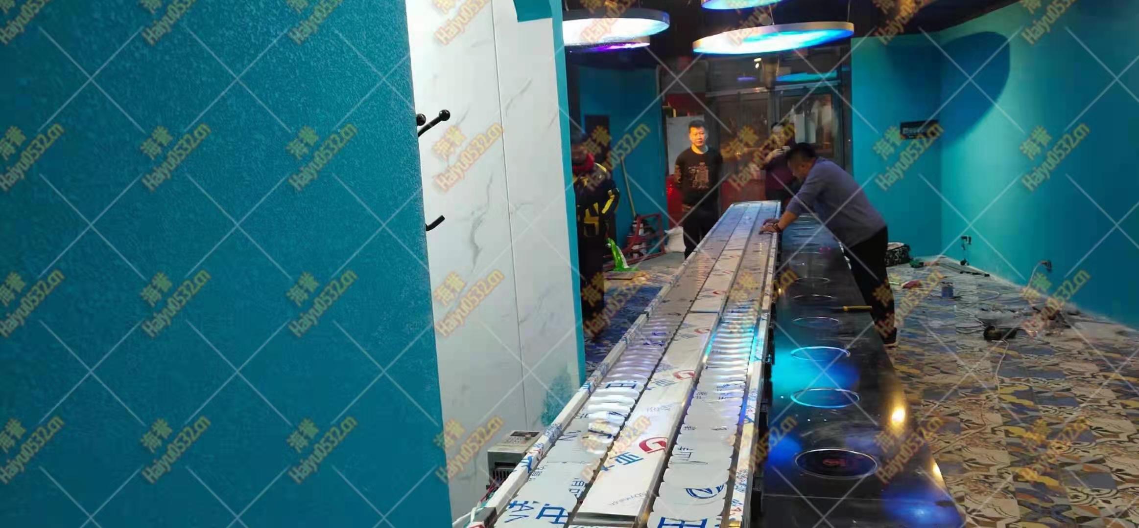 包頭蒙餐式旋轉(zhuǎn)小火鍋完成