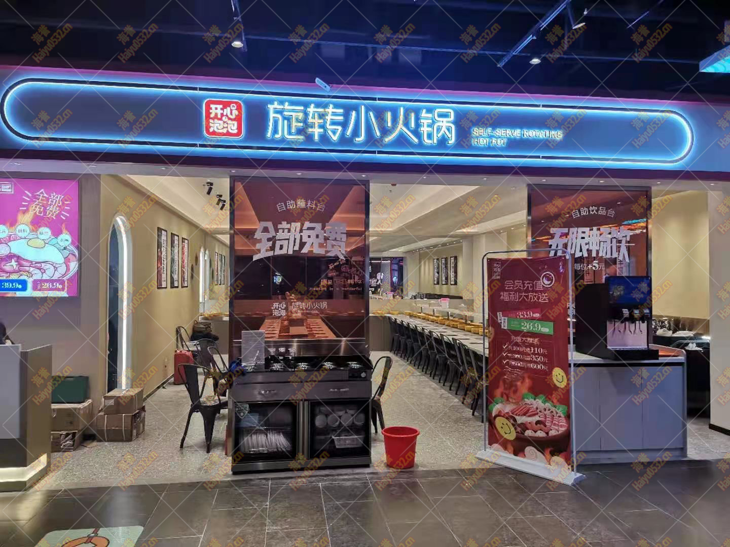 旋轉(zhuǎn)小火鍋機器多少錢一臺