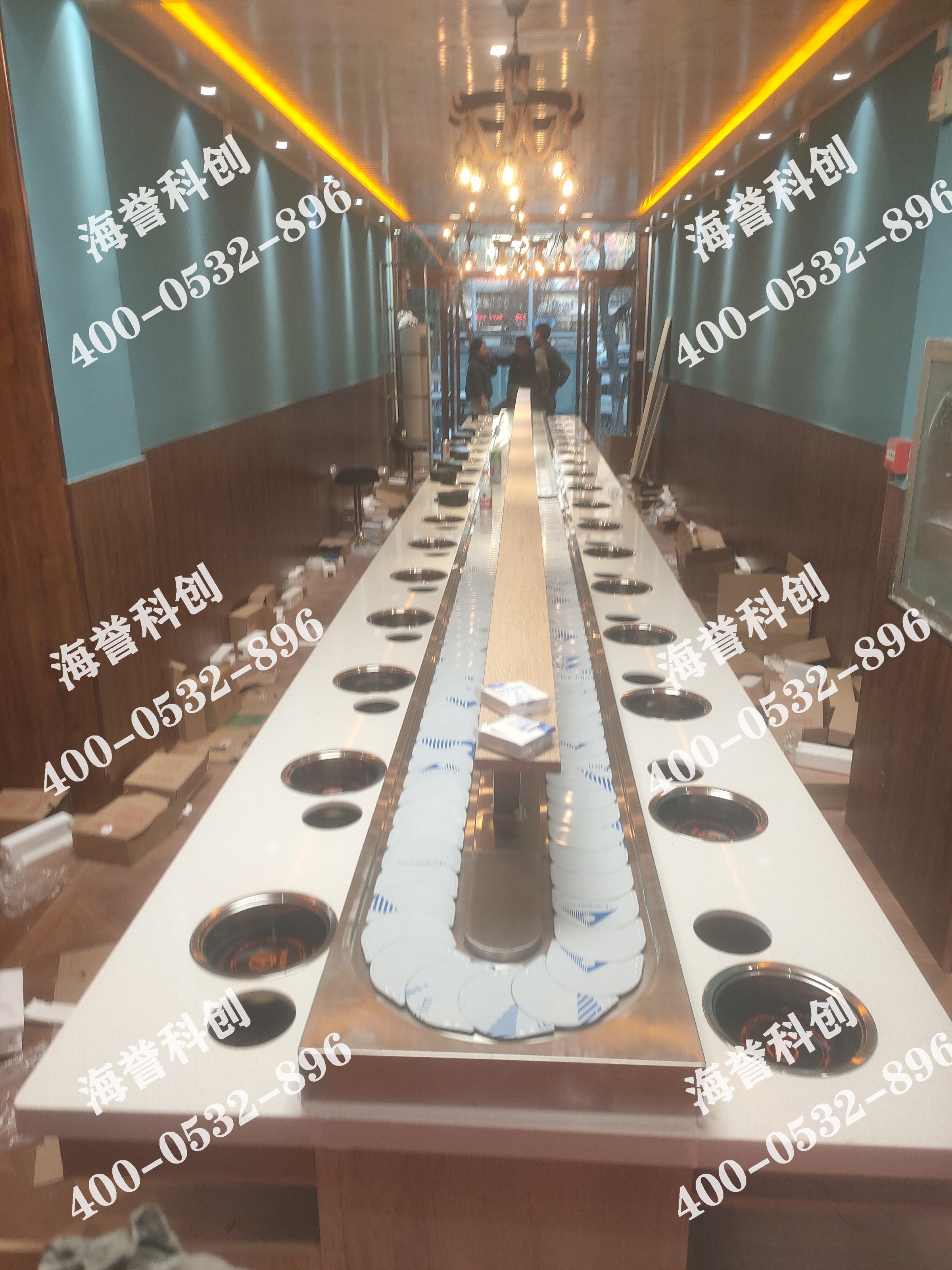 海譽科創(chuàng)河南鄭州單涮小火鍋設備安裝完成