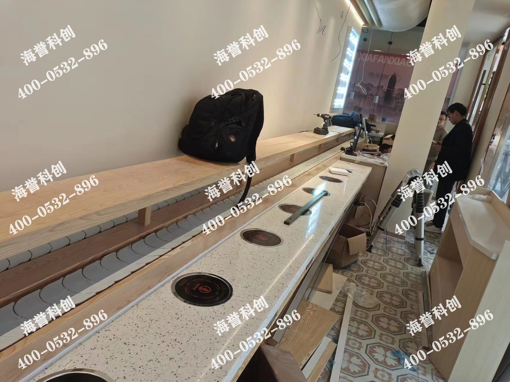海譽科創(chuàng)浙江溫州單涮小火鍋設備安裝完成