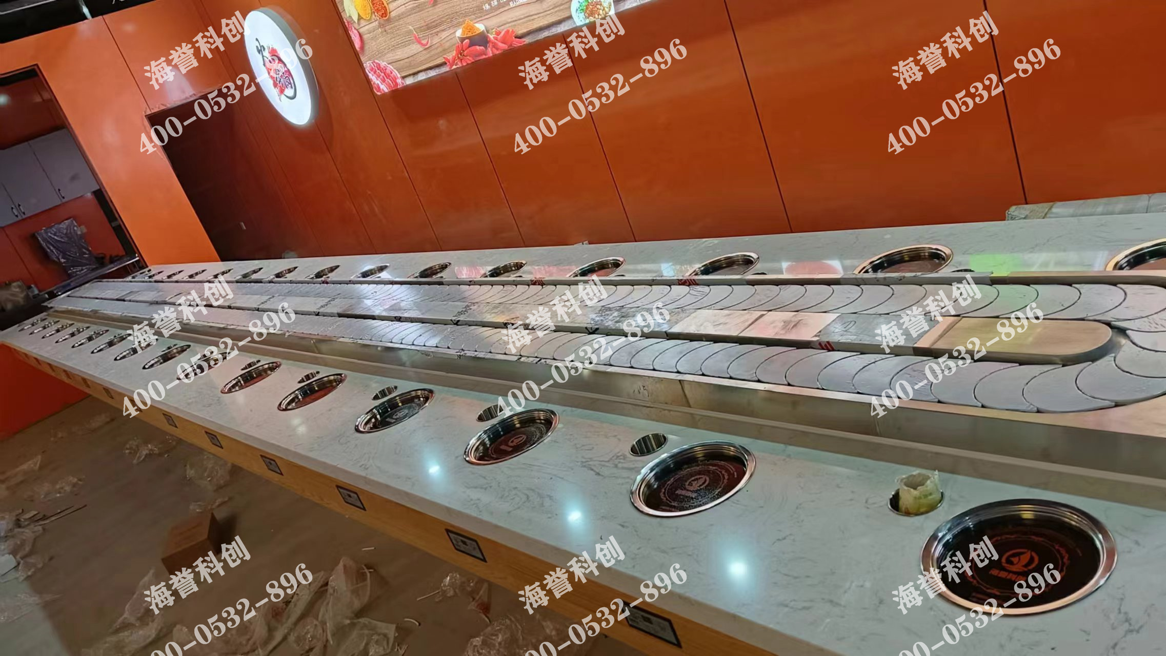 海譽(yù)科創(chuàng)湖北宜昌單涮小火鍋設(shè)備安裝完成