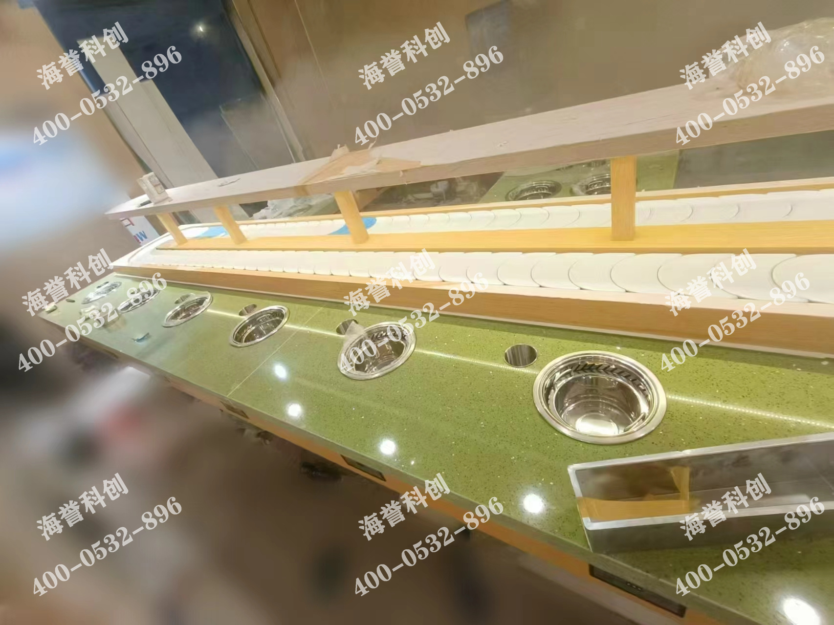 海譽科創(chuàng)河北單涮無煙小火鍋配備加濕器安裝完成