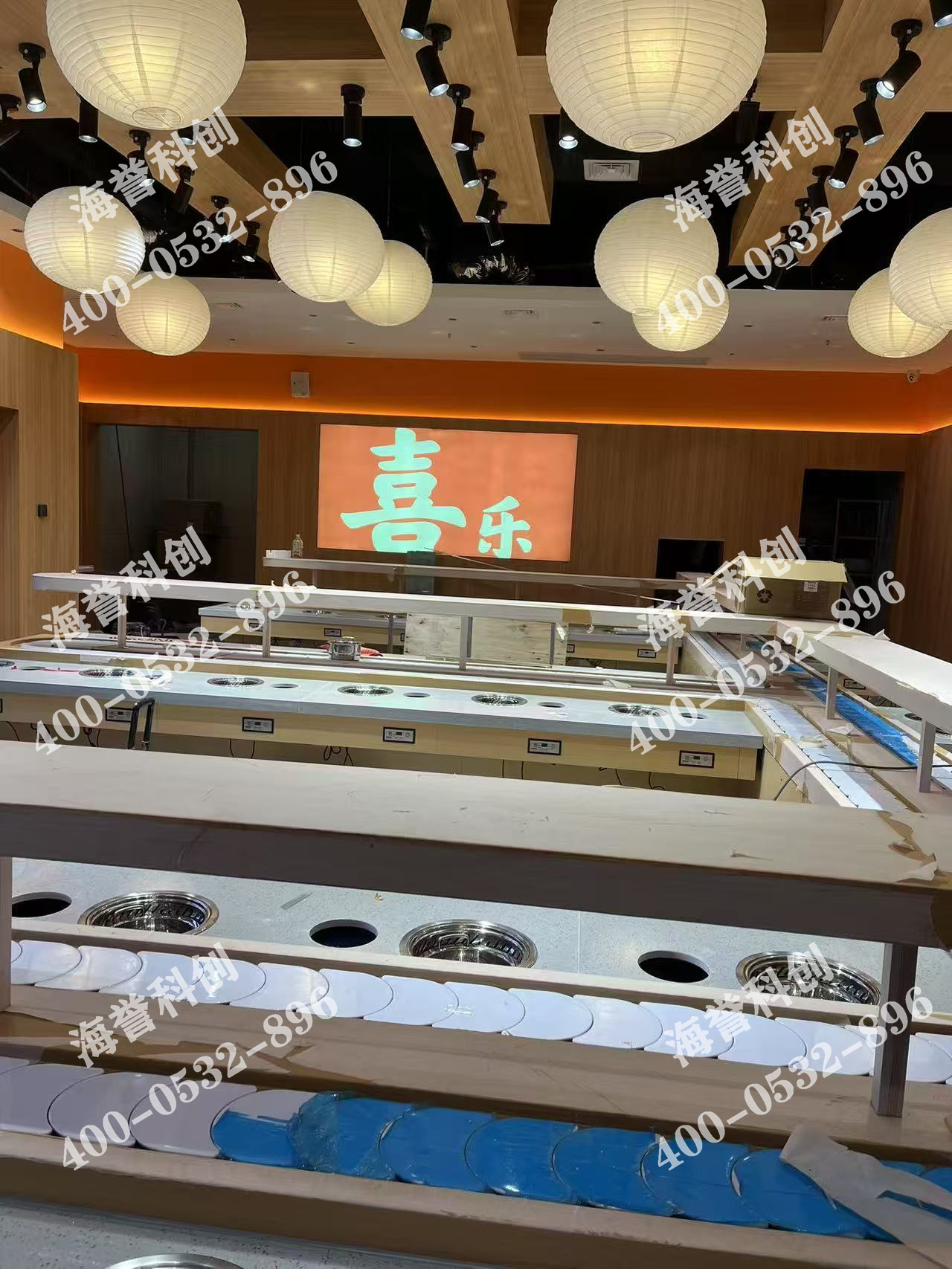 海譽(yù)科創(chuàng)江蘇單涮無(wú)煙小火鍋設(shè)備安裝完成