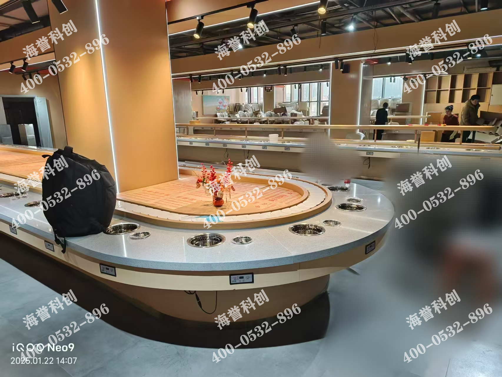 海譽(yù)科創(chuàng)山西單涮無(wú)煙小火鍋設(shè)備安裝完成